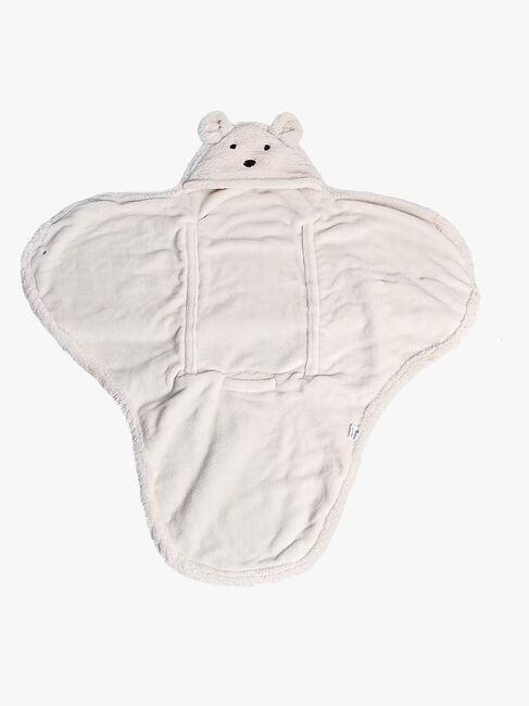 Mini Dreams Bjørn Svøbetæppe, Off White