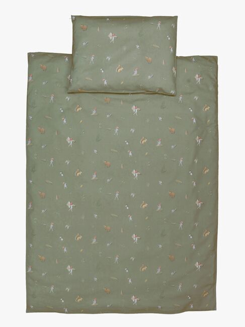 Elsa Beskow Tomtebobarnen Sengesæt 150 x 210, Grøn