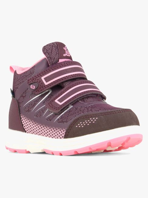 Leaf Habbestorp Vandtætte Mid Sneakers, Burgundy LHABBE101S-16-2621_4a.jpg