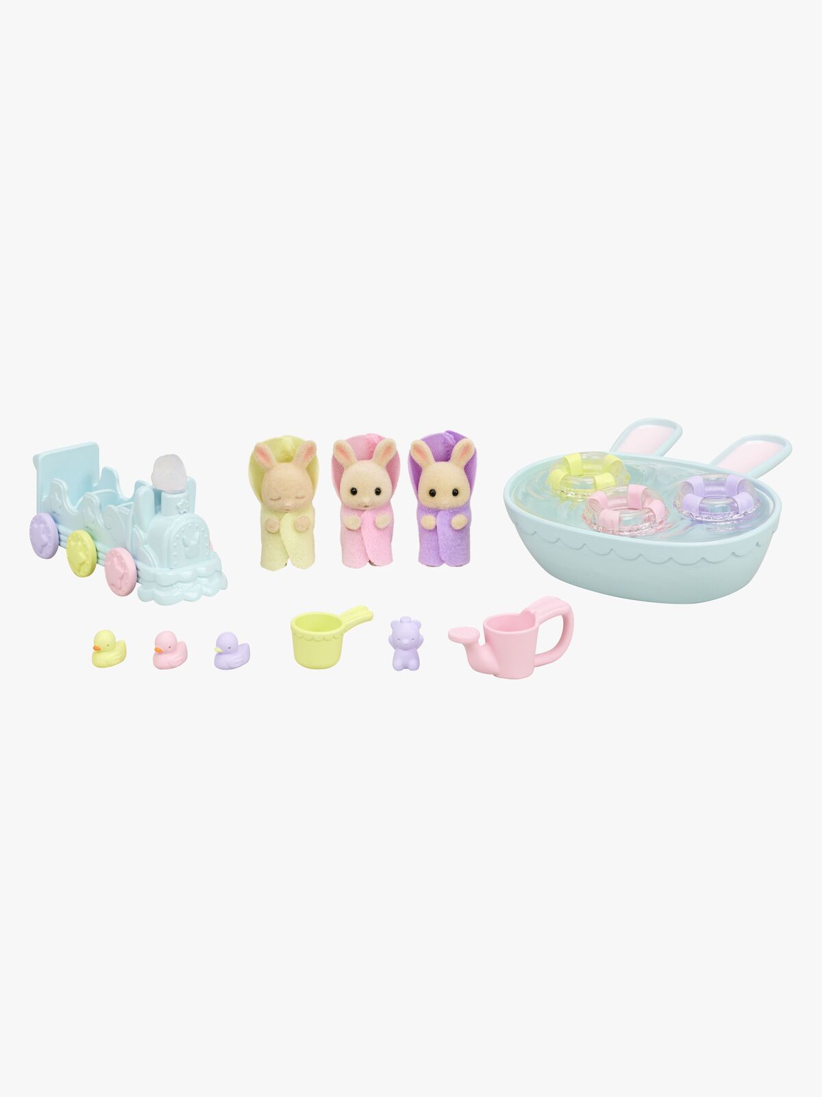 Sylvanian Families Dukkehustilbehør Triplets Baby Bathtime Set