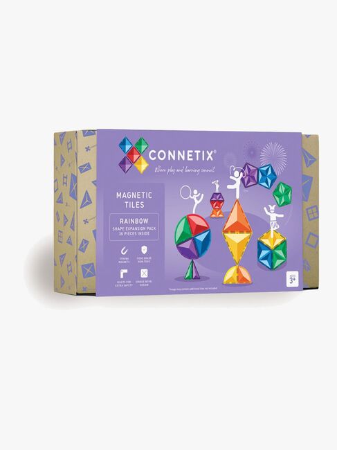 Connetix Magnetiske Byggeklodser Rainbow Shape Udvidelsessæt 36 Dele