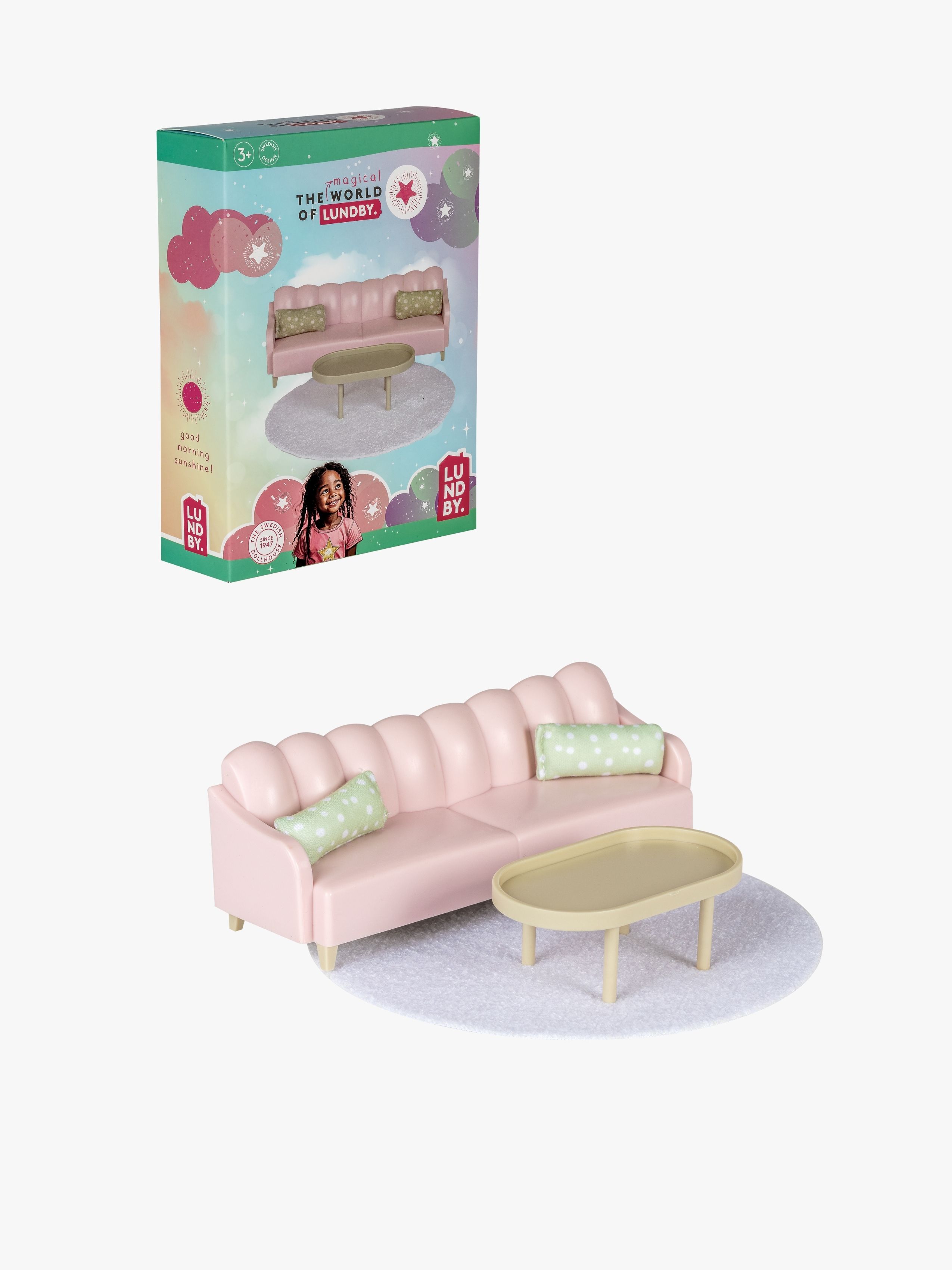 Lundby Dukkehustilbehør Stue Basic