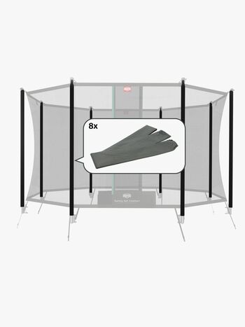 BERG Reservedel Safety Net Comfort Stolpepolstring 197 cm 8 stk