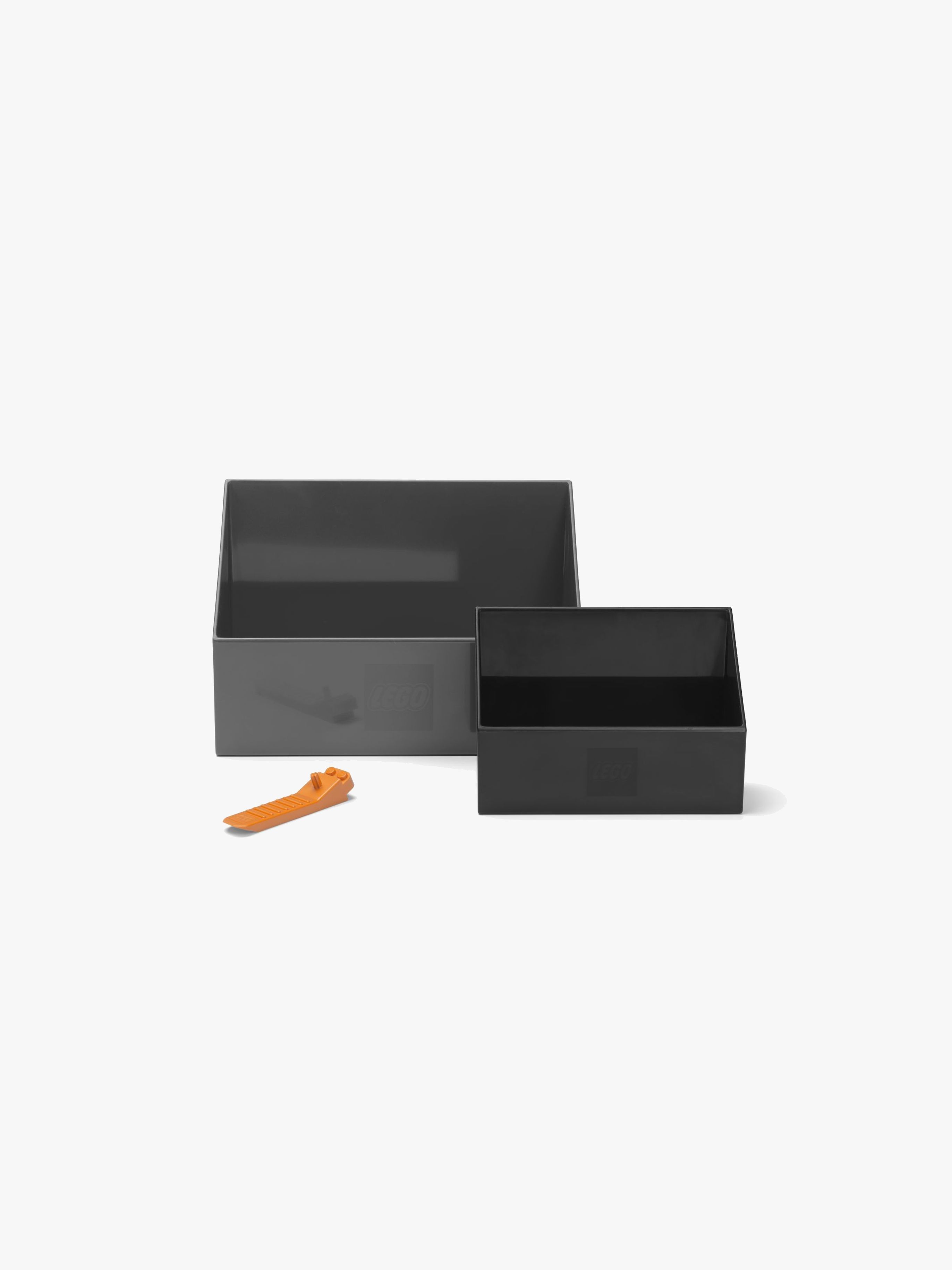 LEGO Scooper 2-Pak, Dark Stone Grey