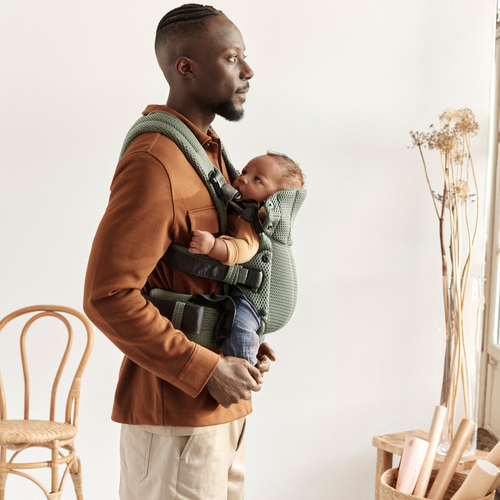 BabyBjörn Harmony Bæresele 3D Mesh, Mørkegrøn