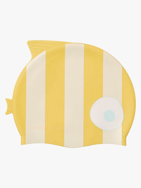 SUNNYLiFE Badehætte, Finn the Fish Mustard Stripe