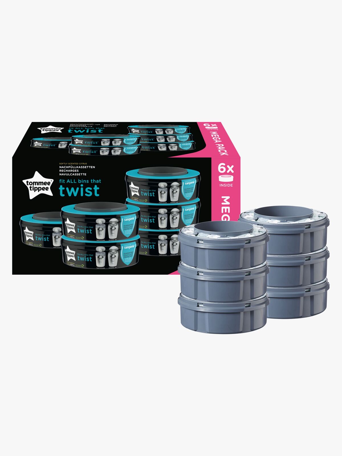 Tommee Tippee Twist Refill  6-pak