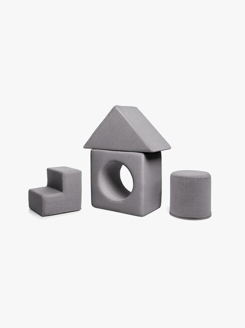 Shappy Legesæt Aktivitetsklods, Mørkegrå