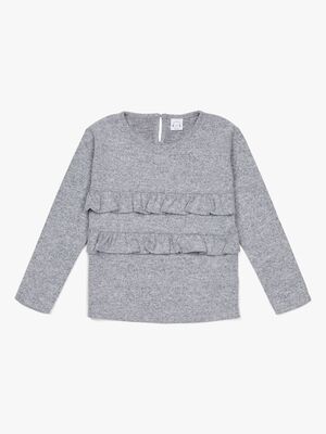 Luca & Lola Asia Trøje, Grey Melange