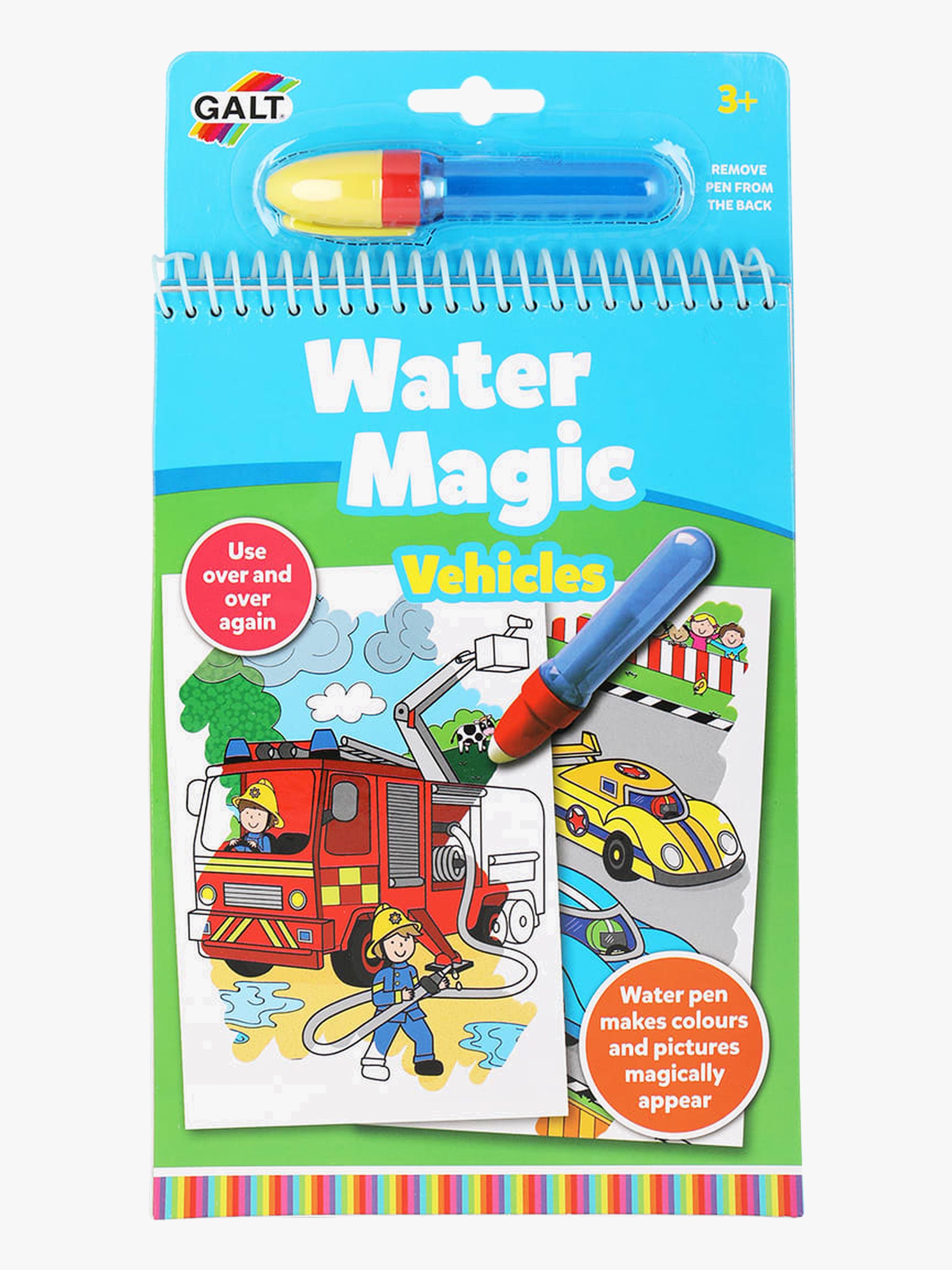 Galt Malebog Water Magic Køretøjer