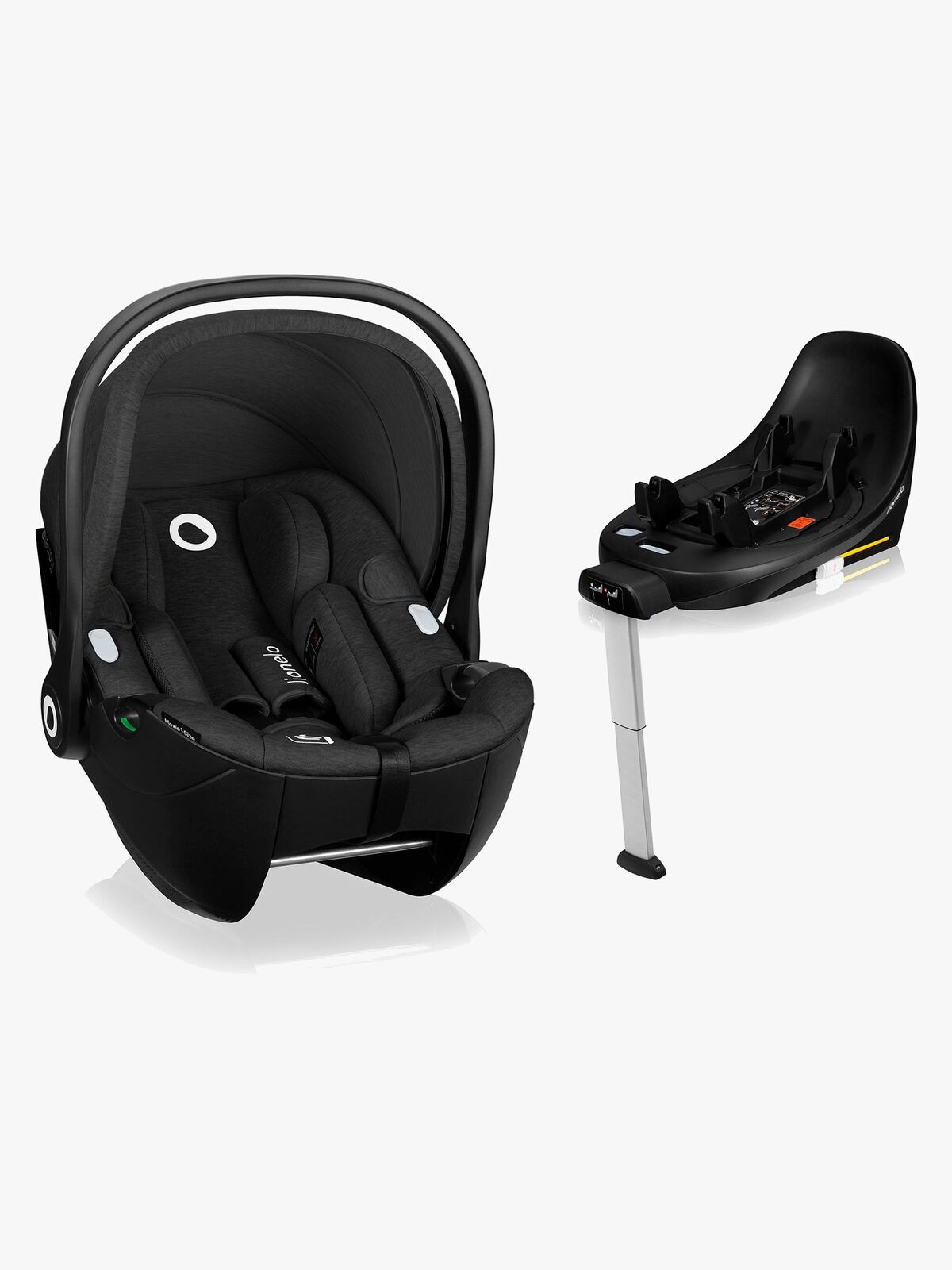 Lionelo Moxie i-Size Autostol Baby inkl. Base, Black