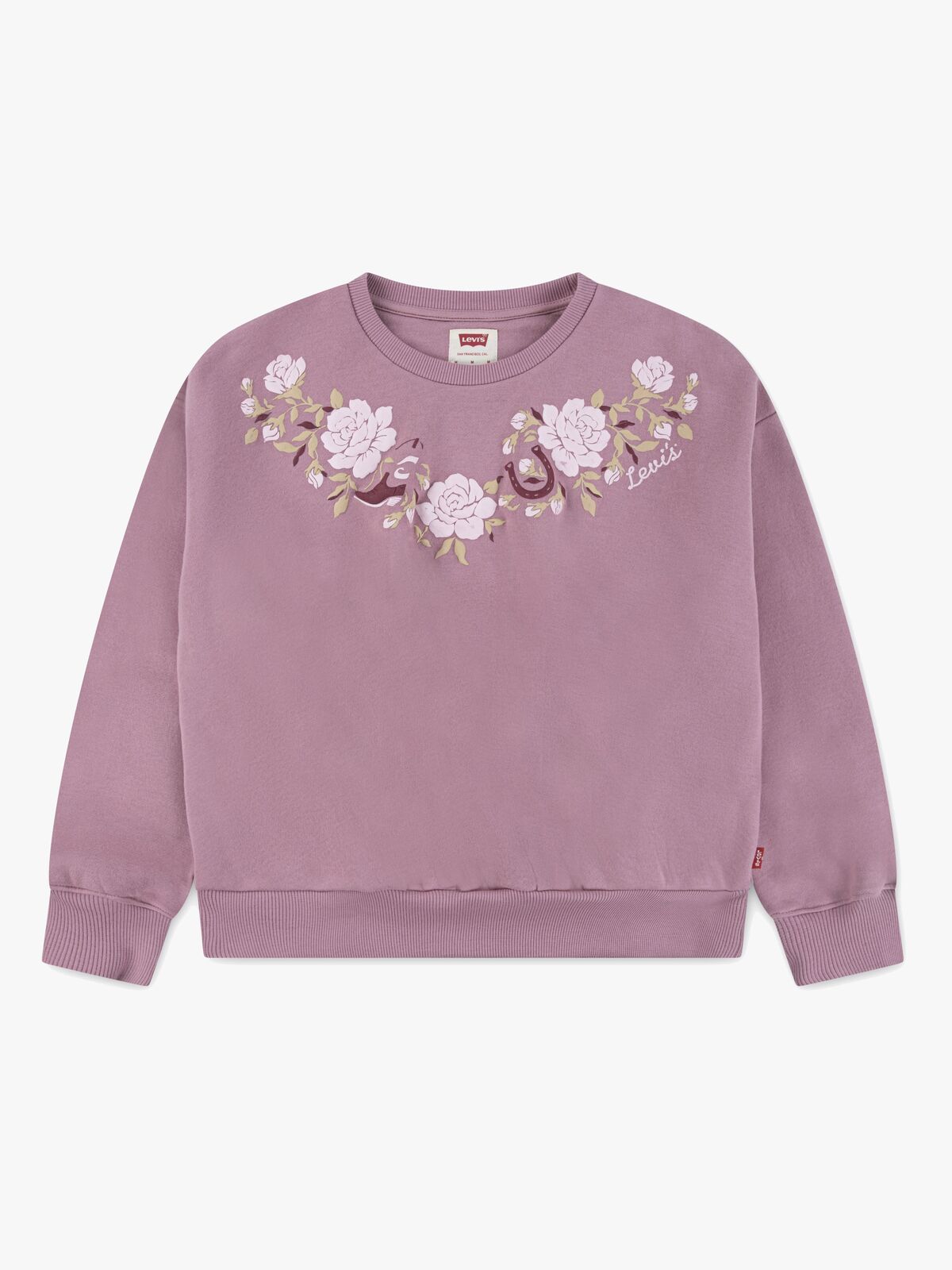 Levi's LVG Rose Front Tuck Sweatshirt, Lilas Levi's