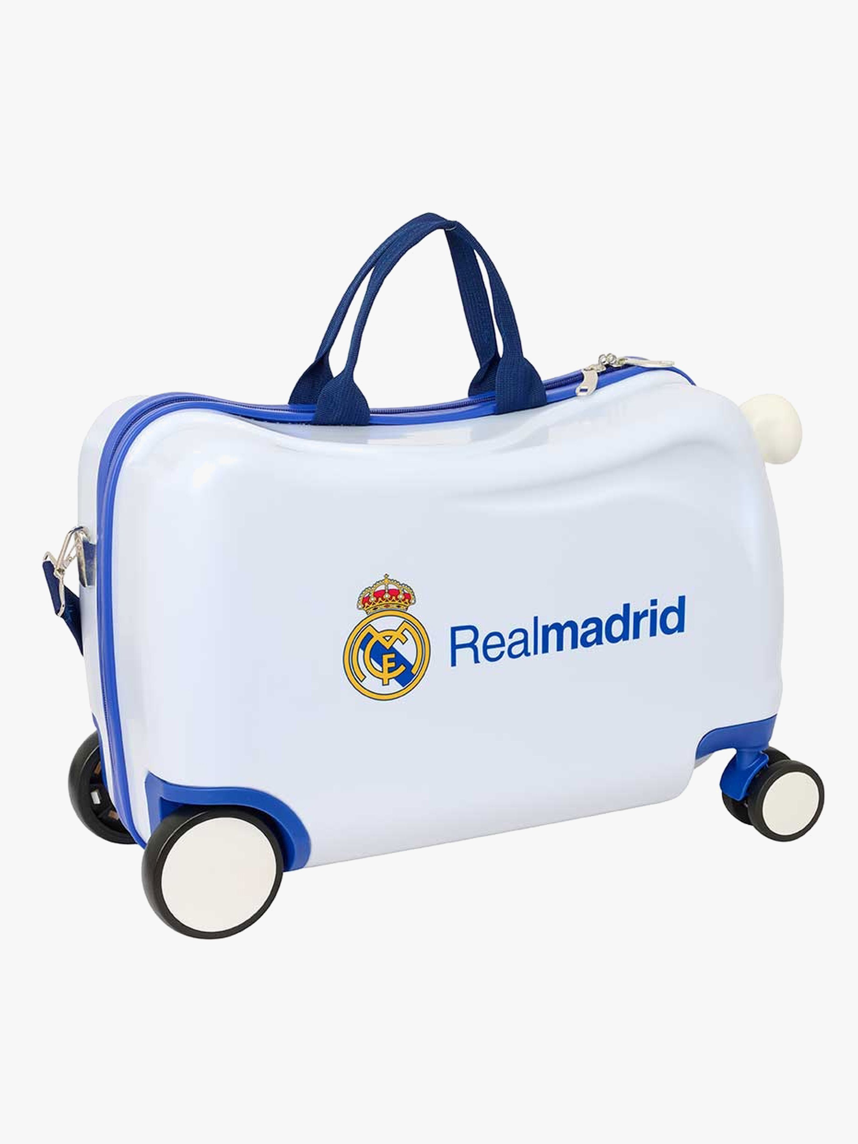Real Madrid Ride On Kuffert 25L, Hvid/Blå