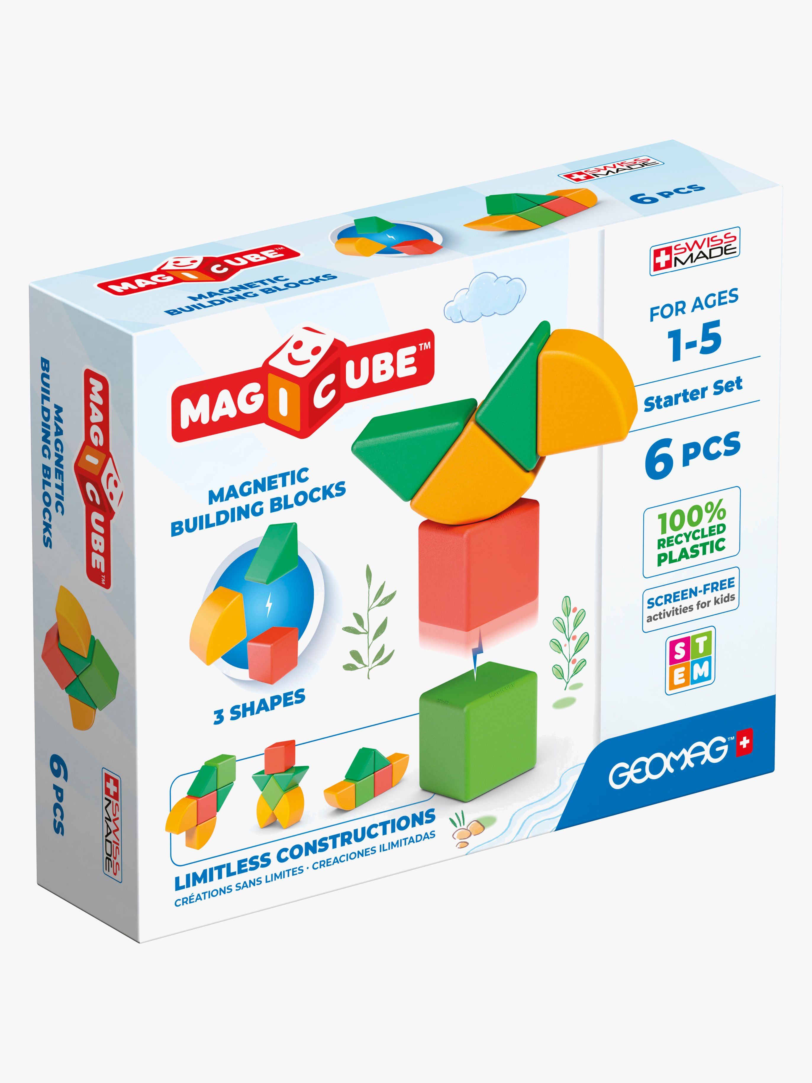 Geomag Magicube Startsæt Byggesæt 6 Dele