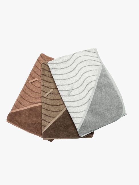 Leander Håndklæde med Hætte, Woodland Cool Grey