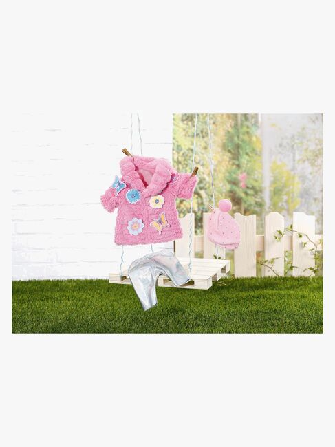 Baby Born Dukketøj Frakke 43 cm, Lyserød