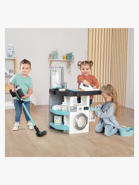 Smoby Rowenta Wash&Clean Vasketøjs- og Rengøringssæt