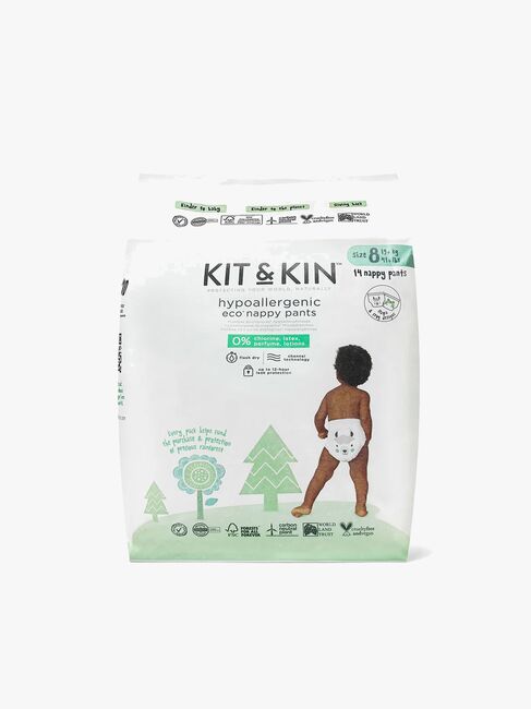 Kit & Kin Eco Buksebleer Str. 8 19+ kg 14-pak