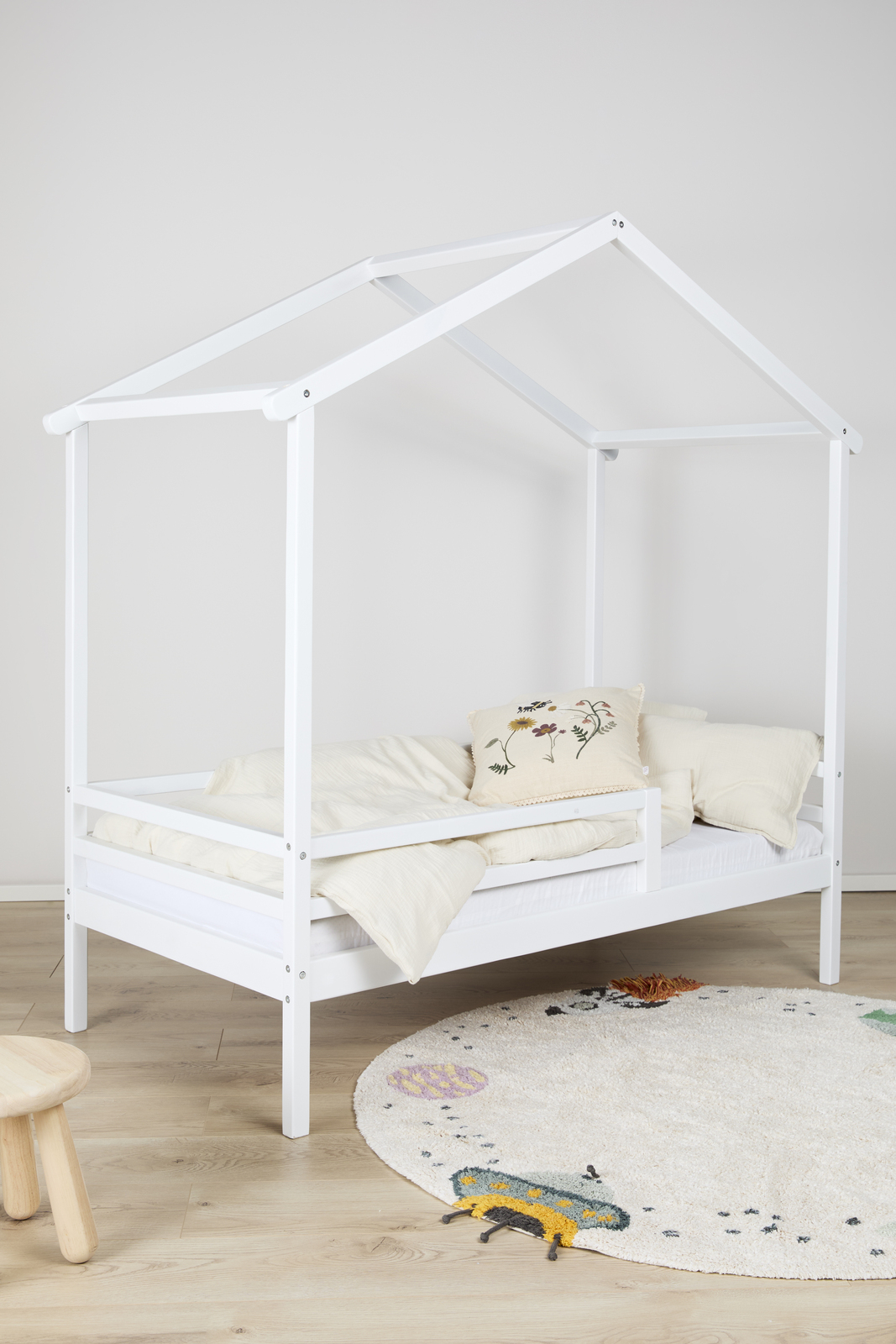 Minitude Nordic JAXSON Juniorseng 70x140, Hvid