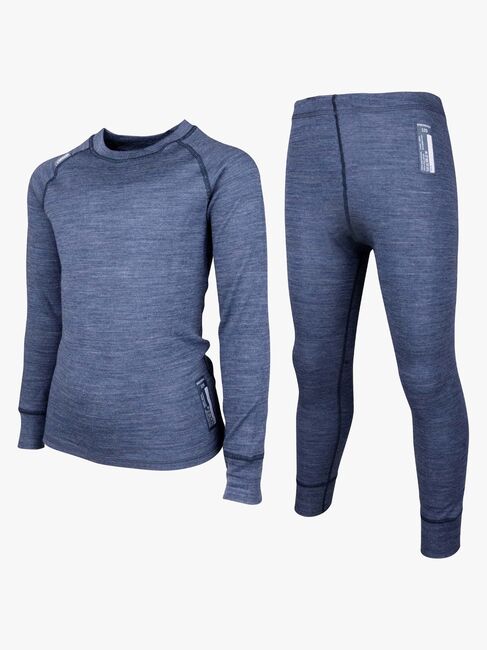 Lindberg Merino Skiundertøj JR Merinomix, Orion Blue