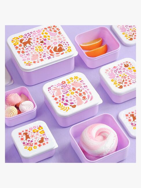 A Little Lovely Company Madkasse-sæt, Blomsterhave