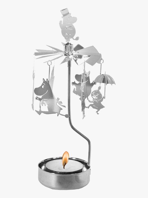 Design Cardell Englespil Mumifamilien med Fyrfadslys, Sølvfarvet