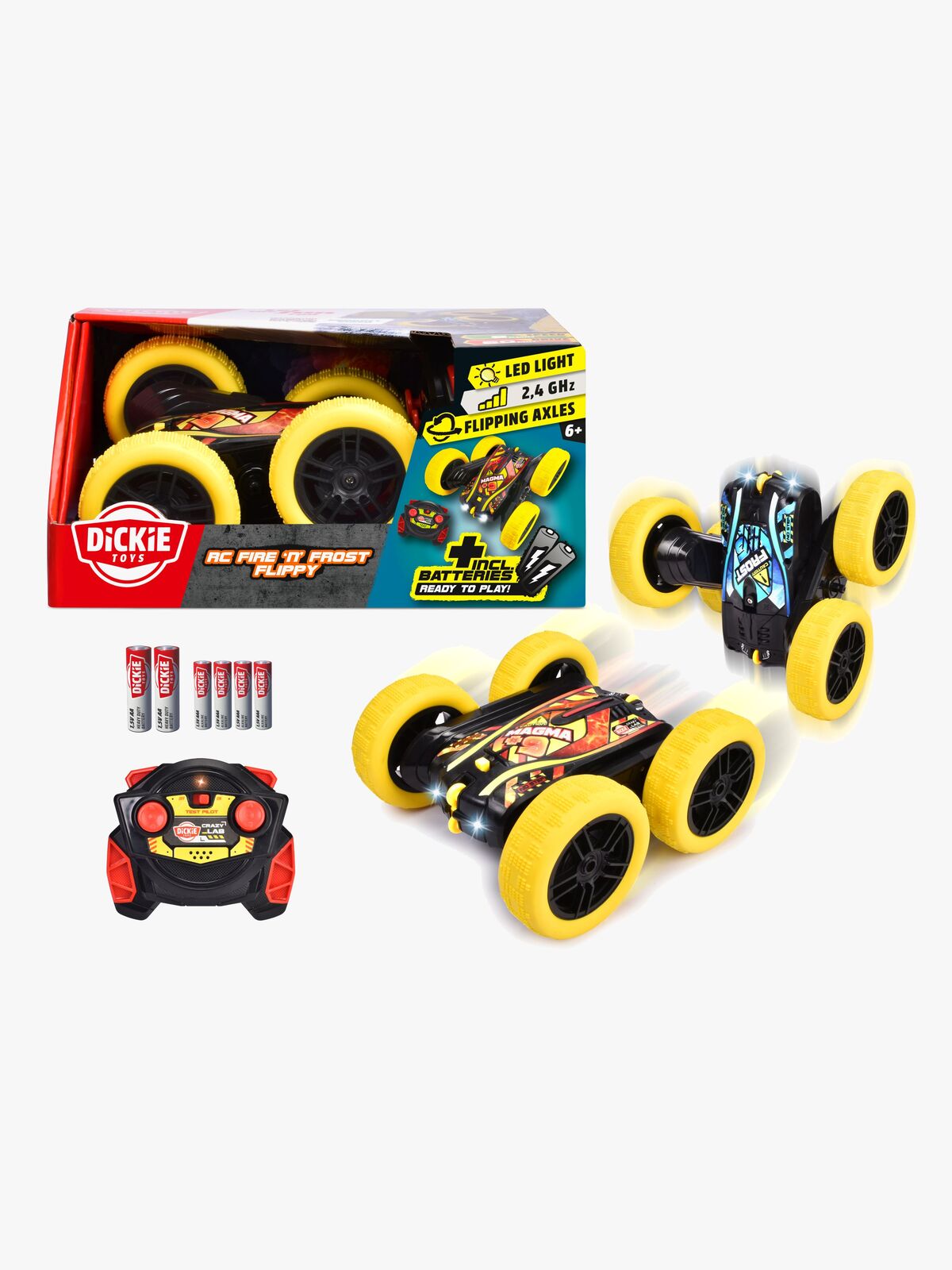 Dickie Toys Fire'N Frost Flippy Fjernstyret Bil