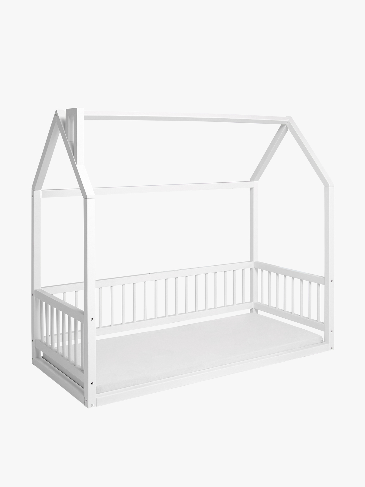 Minitude Nordic Mason Juniorseng med BabyMatex Softi Plus Madras 70x160 cm