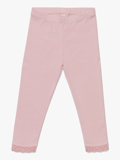 Petite Chérie Atelier Amandine Leggings 2-Pak, Pink/White