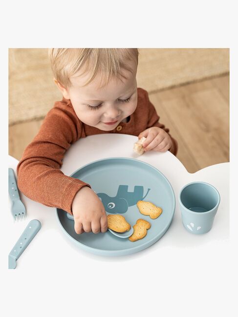 Done By Deer Foodie Tallerken Elphee, Blå