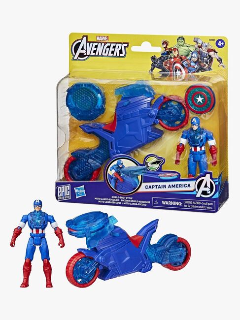 Marvel Avengers Captain America Actionfigur Shield-Shot Cycle