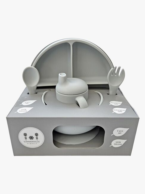 Summerville Spisesæt 5 Dele, Silver Grey
