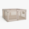 Beemoo SAFE Space Kravlegård 130x130, Beige