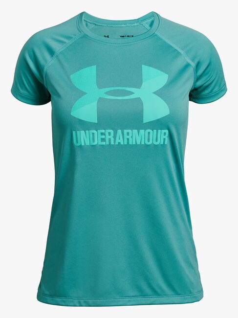 Under Armour Big Logo Tee Solid SS Træningstrøje, Shamrock