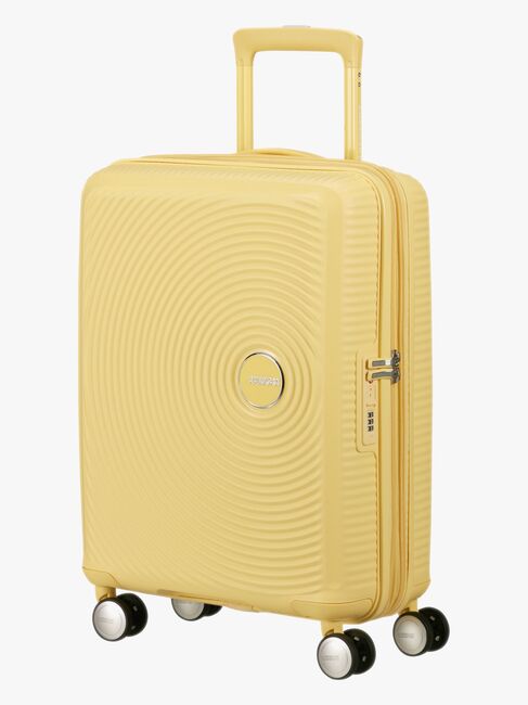 American Tourister Soundbox Spinner Kuffert 35,5L, Pastel Yellow