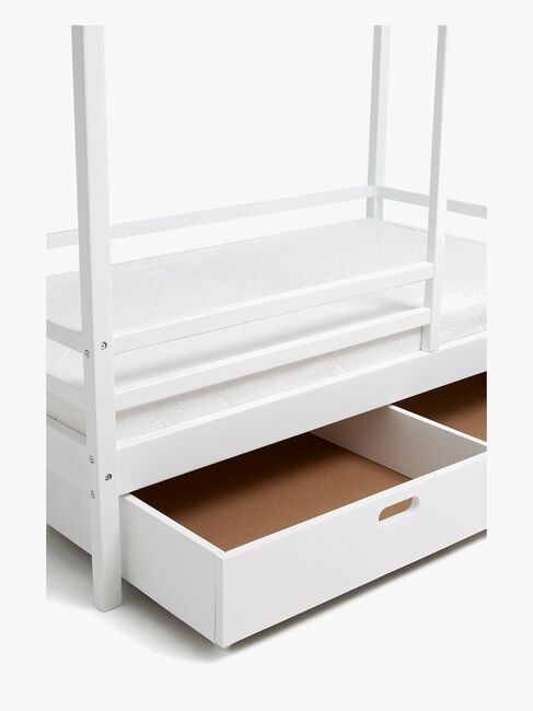 Minitude Nordic Jax Husseng 70x140 & BabyMatex Madras Soft Plus + Sengeskuffe, Hvid