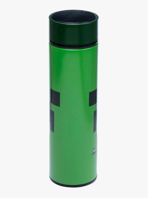 Minecraft Varm Og Kold Digital Termometerdrikkedunk 450 ml, Creeper BOTMinecraft-183-4817_3b.jpg