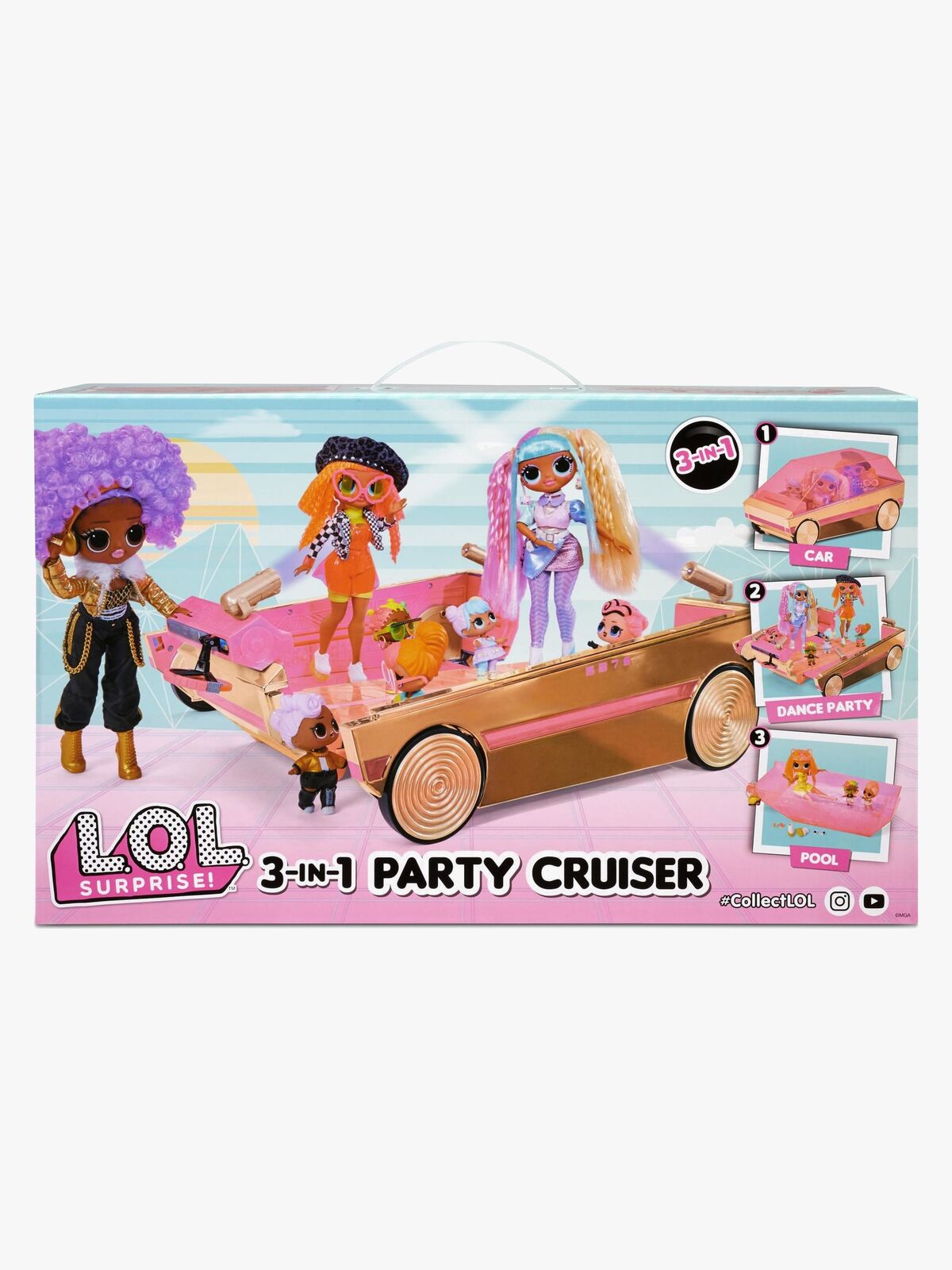 L.O.L. Surprise! Party Cruiser 3-I-1