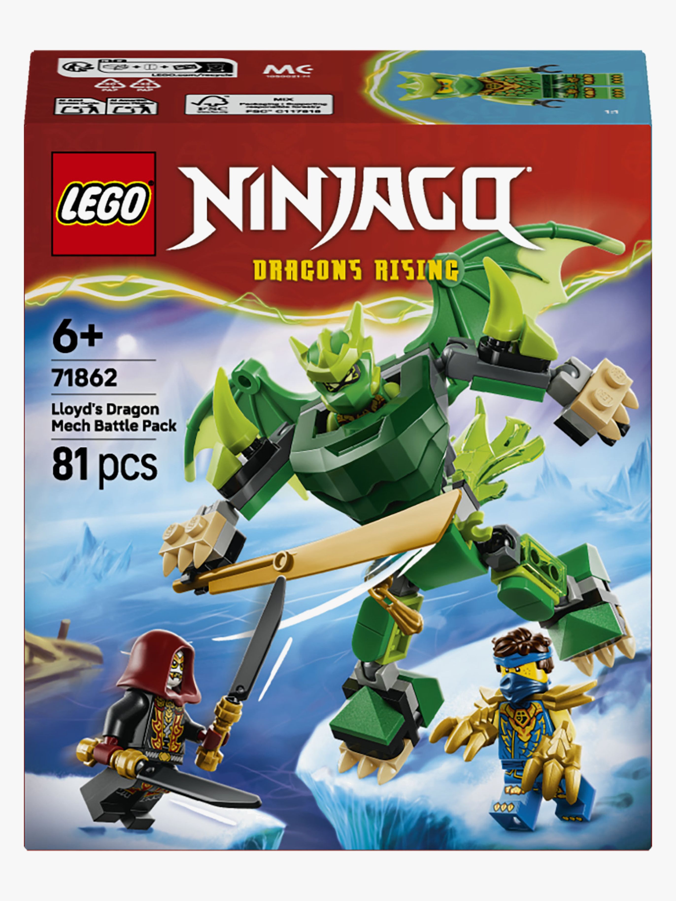 LEGO Ninjago 71862 Lloyds drage-mech – kamppakke