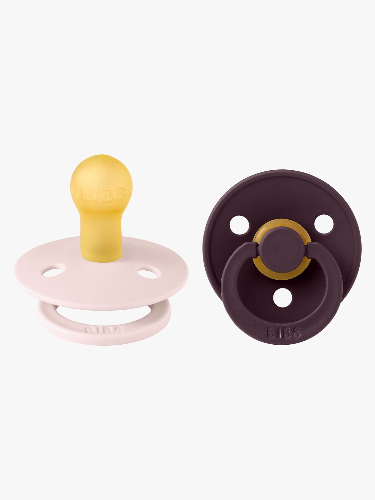 BIBS Colour Sut 2-pak Str. 1, Petal/Plum