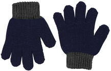 Lindberg Sundsvall Wool Glove Fingervanter 2-pak, Navy/Anthracite