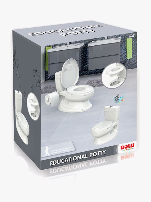 DOLU Lære-Gå-På-Potten, Hvid