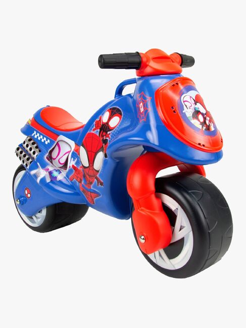 Spiderman Gåbil Motorcykel, Blå/Rød