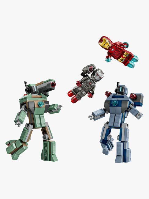 LEGO Super Heroes 76320 Iron Man og War Machine mod Hammer-droner