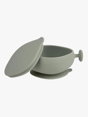 b.box Skål med Låg Silikone, Sage