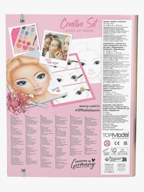 TOPModel Make-up Studio Mappe med Makeuppalet