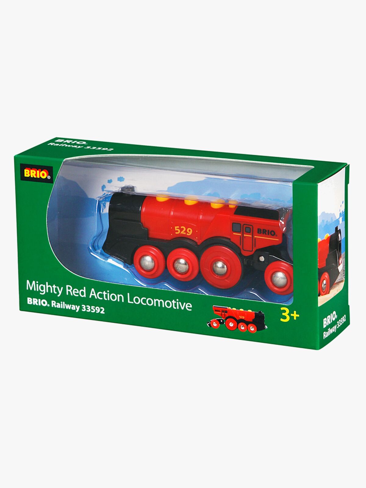 BRIO World 33592 Flot Rødt Lokomotiv B/O