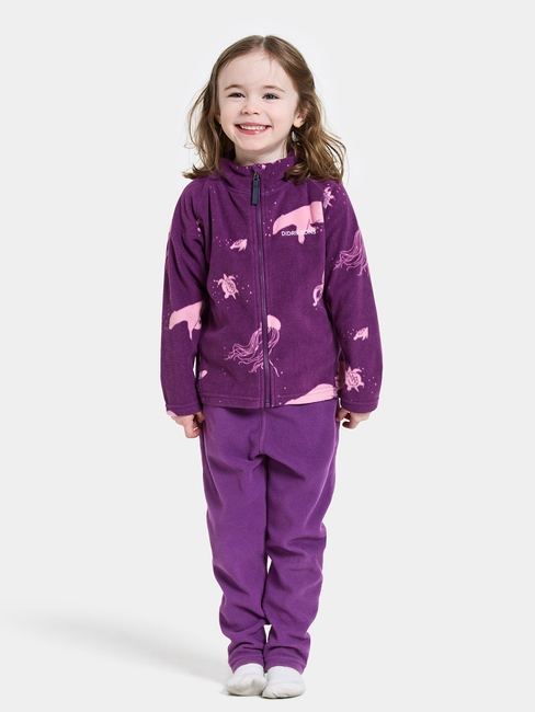 Didriksons Monte Fleecetrøje, Winter Ocean Purple