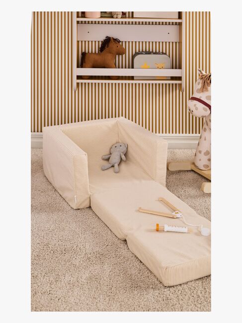 Kid's Concept Lænestol Foldbar, Naturhvid