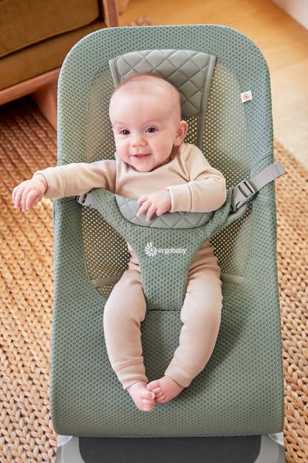Ergobaby Evolve 3-in-1 Skråstol Mesh, Sage Green